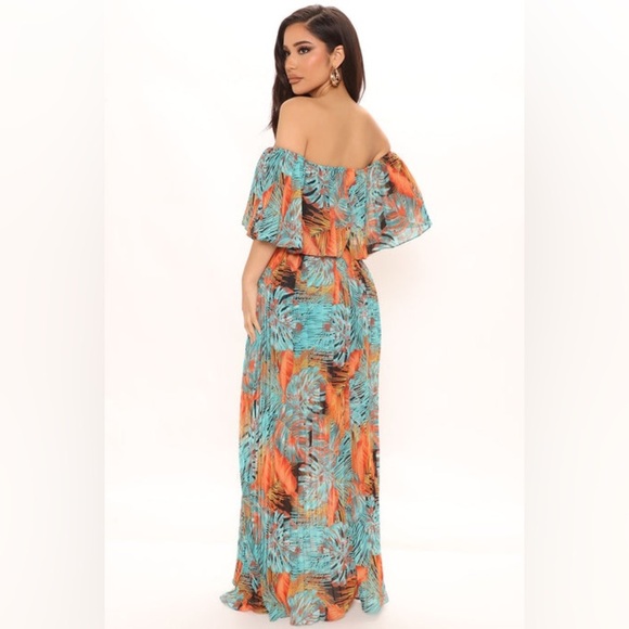 Fashion Nova Vibrant Colors Maxi Dress - Picture 4 of 5
